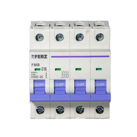 FMB-C 10kA 4P 16 х-ка C Автоматический выключатель